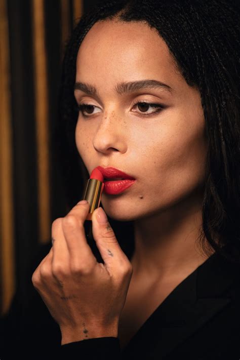 zoe kravtiz ysl|zoe kravitz ysl lipstick.